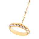 14K Yellow Gold 1/4 Cttw Diamond Ring and Bracelet Hand Chain (G-H Color, SI1-SI2 Clarity) - 7"-2