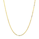 14k Yellow Gold Octagonal Box Chain 1.0mm-2