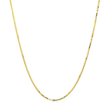 14k Yellow Gold Octagonal Box Chain 1.0mm - 0