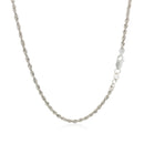 2.0mm 14k White Gold Light Rope Chain-3