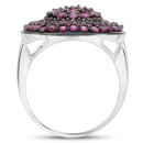 3.11 Carat Genuine Ruby .925 Sterling Silver Ring-2