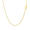 10k Yellow Gold Classic Box Chain 0.8mm-3