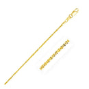14k Yellow Gold Sparkle Chain 1.5mm-1