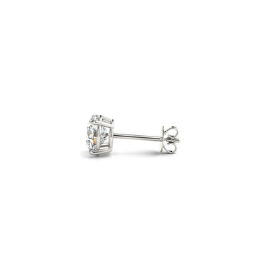 1 1/2 cttw Certified IGI Lab Grown Round Diamond Stud Earrings 14k White Gold (G/VS2) - 0