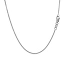 10k White Gold Gourmette Chain 1.0mm-3