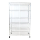 Storage Shelving Unit Cover, fits racks 60" W x 24 D x 72 H All Clear PVC-1