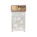 Storage Shelving Top Cover, 60"W x 24"D x 18"H, one side see through panel (Top Part ONLY)-1