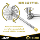 Lightning™ T-Series Tire Air Chuck | Open Flow, 1/4" F-NPT-2