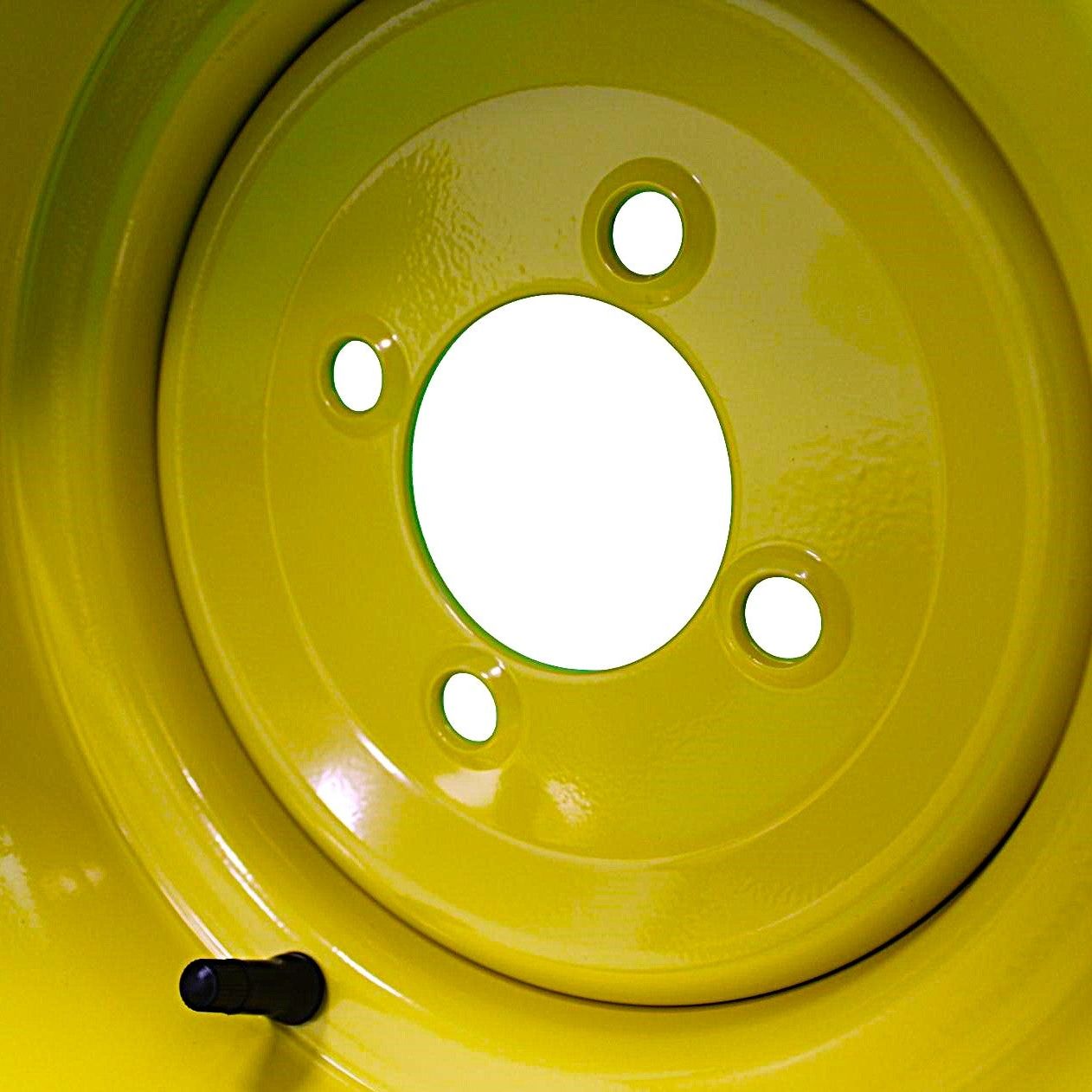 10x7 Steel Wheel - John Deere Yellow (Set of 4)