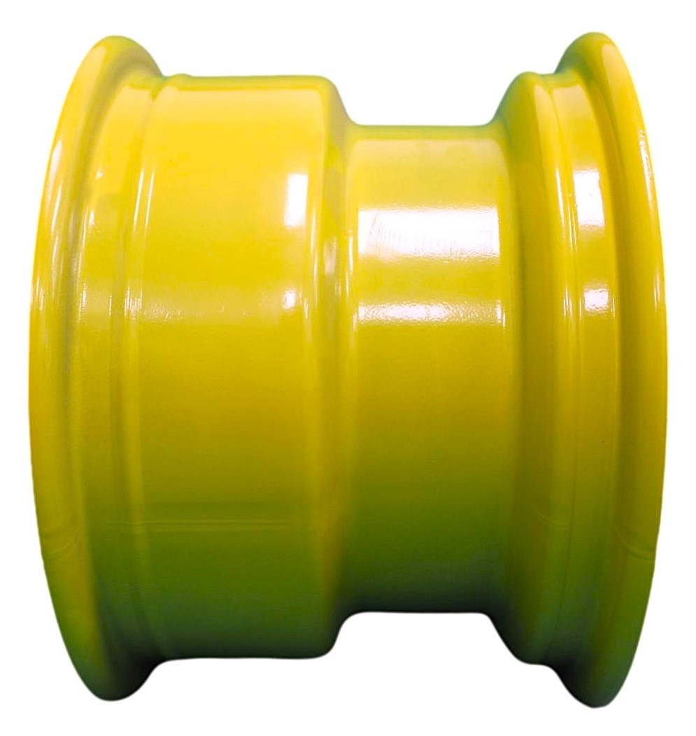 10x7 Steel Wheel - John Deere Yellow - 0