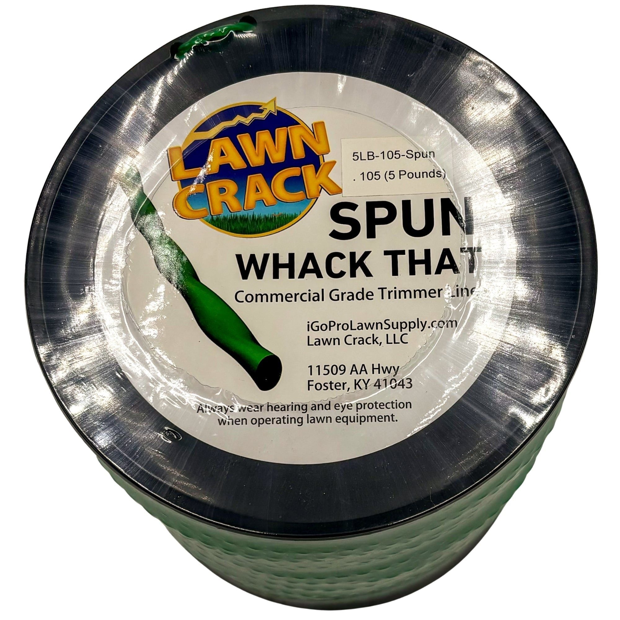 .105 Spun Trimmer Line 5 Pounds Commercial Grade Lawn Crack