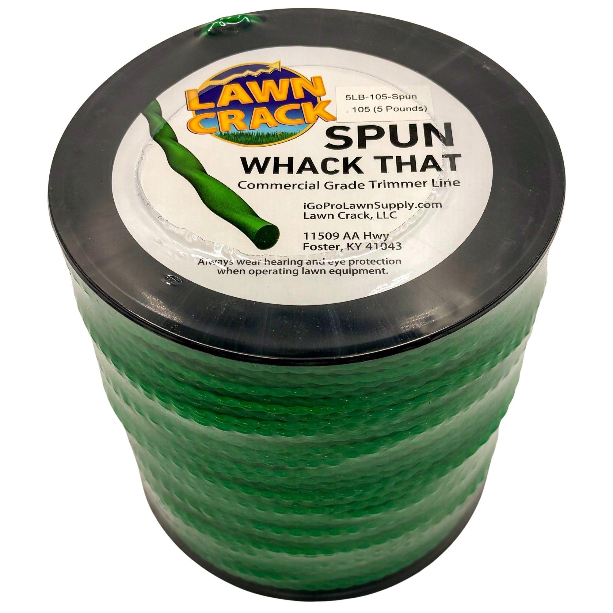 .105 Spun Trimmer Line 5 Pounds Commercial Grade Lawn Crack