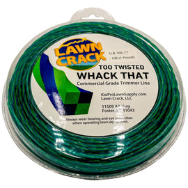 .105 Too Twisted Trimmer Line 1 Pound Commercial Grade Lawn Crack