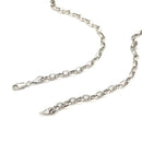 4.6mm 14k White Gold Oval Rolo Chain-3