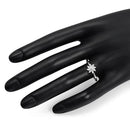 0.18 Carat Genuine White Diamond 14K White Gold Ring (E-F-G Color, SI Clarity)-9