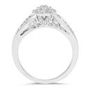 0.25 Carat Genuine White Diamond 14K White Gold Ring (E-F Color, SI Clarity)-6