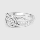 0.25 Carat Genuine White Diamond 14K White Gold Ring (E-F Color, SI Clarity)-10