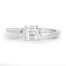 0.33 Carat Genuine White Diamond 18K White Gold Ring (F-G Color, VVS-VS Clarity)-9