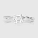 0.33 Carat Genuine White Diamond 18K White Gold Ring (F-G Color, VVS-VS Clarity)-13
