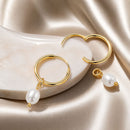 925 Sterling Silver Baroque Pearl Earrings for Women-2