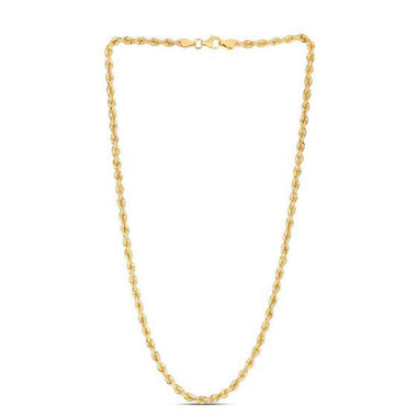 14k Yellow Gold Light Rope Chain (3.70 mm) - 0