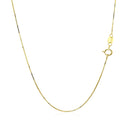 10k Yellow Gold Classic Box Chain (0.60 mm)-3