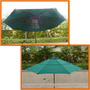 11ft Market Patio Umbrella Double-Vented 8 Rib Replacement Canopy Hunter Green-6