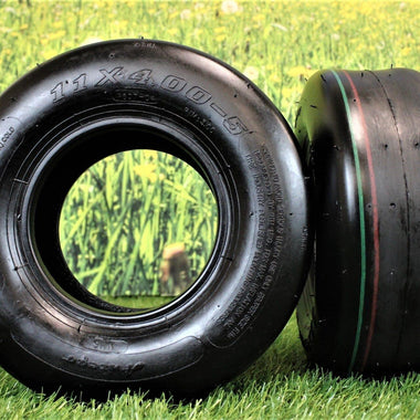 11x4.00-5 4 Ply Turf Tires for Lawn & Garden Mower (Set of 2)