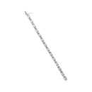 14K White Gold 2.00 Cttw Princess Diamond Invisible Set Link Bracelet (H-I Color, SI2-I1 Clarity) - 7"-4