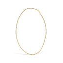 Men's Solid 10K Yellow Gold 3.2mm Light Rope Chain Necklace-1