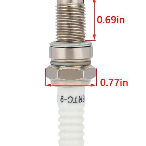 Hipa 4pcs 4929 stk Spark Plug for D8RTC-9 RA6HC RA6YC 4096 XR4DC ky R121XLS B14YC BR12YC-9 RA6YC 4929 5083 98069-58916 stk 5083 For TORCH Honda Yamaha KTM Ducati Suzuki TRX300 TRX300FW