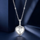 925 Sterling Silver Plated White Gold Necklace 40+5cm with 1.8*1.0cm Pendant for Women-1