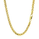 4.1mm 14k Yellow Gold Diamond Cut Round Franco Chain-2