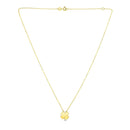 14K Yellow Gold Four Leaf Clover Necklace-2