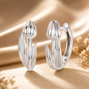 925 Sterling Silver White Gold Plated Earrings for Women-1
