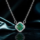 925 Sterling Silver 0.6 Carat Moissanite Pendant Necklace for Women-1