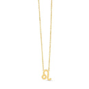 14K Yellow Gold Leo Necklace-1