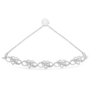 .925 Sterling Silver Miracle Set Diamond Accented Infinity Hearts 6â€-9â€ Adjustable Bolo Bracelet (H-I Color, I2-I3 Clarity)-3