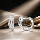 925 Sterling Silver White Gold Plated Earrings for Women-2