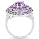 2.67 Carat Genuine Amethyst .925 Sterling Silver Ring-2