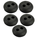 5-Pack 2-Hole 19mm 3/4-inch Tank Hole Rubber Grommet for I.D x O.D 3mm x5mm (Approx 1/8 x 3/16) Fuel Lines fit Generator Lawn Mower Pressure Washer-4