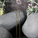 18K Yellow Gold Fine Paperclip Chain (1.50 mm)-4