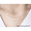 14k Yellow Gold Cable Link Chain 0.5mm-5