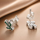 925 Sterling Silver 0.60 Carat Cubic Zirconia Earrings for Women-2