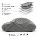 Car Cover for Volkswagen Beetle, Sports car 3 layer 161"L x 70"W x 55"H-2
