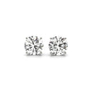 4 cttw Certified IGI Lab Grown Round Diamond Stud Earrings 14k White Gold (G/VS2)-1