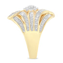 10K Yellow Gold Diamond Ring (1 Cttw, I-J Color, I2-I3 Clarity) - Size 7-5