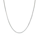 14k White Gold Franco Chain 0.9mm-2
