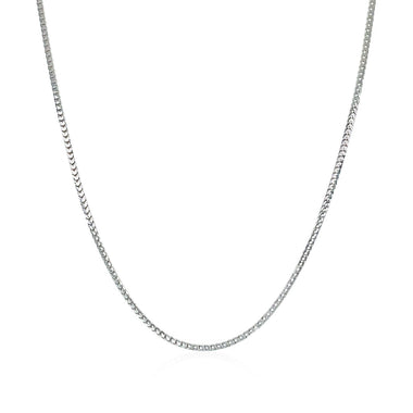14k White Gold Franco Chain 0.9mm - 0