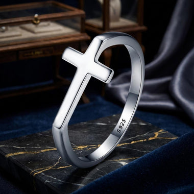 925 Sterling Silver Oxidized 1.7mm Ring for Women - Size 6.0